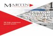CUSTOM TAILORED SOLUTIONS - Martin Supply€¦ · custom tailored solution for the procurement of these parts in order to lower your total cost. u PRODUCTS u MARKETS SERVED Agriculture