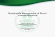Sustainable Management of Food - Carolina Recycling Association – Advancing waste ... · U.S. 2030 Food Loss and Waste Goal 5. National Efforts - EPA Food Recovery Challenge 2030