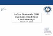 LaGov Statewide SRM LaGov Business Readiness Lead Meetings€¦ · (BI) Logistics –Supplier Relationship Management (SRM) •Purchasing (Commodities/Services) •Contract Management