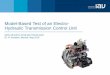 Model-Based Test of an Electro- Hydraulic Transmission Control … · Dr. R. Knoblich, Munich, May 2016 IAV 05/2016 Dr. R. Knoblich MO-G7. Content 2 1. ... especially in relevant