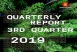 QUARTERLY REPORT 3RD QUARTER - Kongsberg Gruppen · 10/30/2019  · same quarter last year. CM represents MNOK 1,840 of the order intake this quarter. The book-to-bill ratio during
