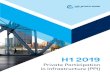 H1 2019H1 2019 PPI REPORT • 4 1. Overview PPI investment in H1 2019 totaled US$49.8 billion across 175 projects, an increase of 14 percent over investments in H1 2018, 6 and 20 percent