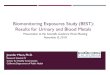 Biomonitoring Exposures Study (BEST): Results for ... Biomonitoring Exposures Study (BEST): Results