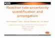 Reaction rate uncertainty quantification and propagation · 2020-03-03 · the RRR & URR with CALENDF-2010 ! For the inventory code FISPACT-II • From α, γ, p, d, n-TENDL-2012