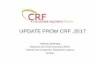 UPDATE FROM CRF ,2017 - IACA · UPDATE FROM CRF ,2017. Corporate Registers Forum 2017 ,Conference held at Kowloon Shangri –La Hotel –Hong Kong . ... ASORLAC and ECRF Provide technical