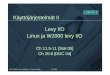 Käyttöjärjestelmät II Levy I/O Linux ja W2000 levy I/OKJ-II K2006 / Auvo Häkkinen - Teemu Kerola 6.4.2006 1 Levy I/O Linux ja W2000 levy I/O Ch 11.5-11 [Stal 05] Ch 20.8 [DDC