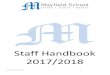 Staff Handbook 2017/2018 · 2018-04-16 · Staff Handbook 2017-2018 Update January 2018 7 STAFF LIST SURNAME NAME ROLE EXT CODE TG ROOM EMAIL INTERNAL EXCLUSIONS (DUTY MANAGER) 251