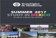 CAMPUS CIUDAD DE MÉXICOsitios.itesm.mx/vi/StudyinMexico/TSS/CCM_2017_TSSa.pdf · COURSE + INTERNSHIP Arrival Day May 25th Orientation and welcome event May 26th First Day of Classes