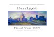 State of Rhode Island and Providence Plantations Year Budgets...¢  financial institutions, Rhode Island