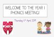 Welcome to the Year 1 Phonics Meeting! - Moor Hall school · PHONICS MEETING! Thursday 4th April 2019. WHAT IS PHONICS? Phonics is all about using skills for reading and spelling