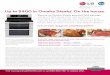 Ofﬁcial Corporate Partner Up to $400 in Omaha Steaks. On the …site.us-appliance.com/pdfs/LGomahasteakoffer12810.pdf · 2010-11-15 · Omaha Steaks package desired, (2) fully complete