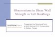 Observations in Shear Wall Strength in Tall Buildings · PDF file ) OK u4 (P u3, M u3) OK (P, M u4) NG Notice: Absolute value of moments same on both sides Larger axial force favorable