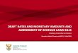 DRAFT RATES AND MONETARY AMOUNTS AND AMENDMENT …pmg-assets.s3-website-eu-west-1.amazonaws.com/160419Rates_Bill… · 2. Tax revenue trends and 2015/16 revenue outcome Main tax proposals