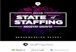 Brought to you by: 2018 State of Staffing Sponsors · Welcome to the State of Staffing Industry Growth by StaffingHub We’re excited to share this year’s benchmarking report with