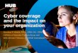 Cyber coverage and the impact on your organization...• A Cyber attacker will spend an enormous amount of time also trying to find a hidden “crack” or “hole” in the organization