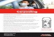 Commuter Guide To Carpooling · Carpool & Vanpool Questions? Please contact Melissa Zampitella Director@alewifetma.org. Title: Carpool Guidelines - Alewife Created Date: 7/27/2020