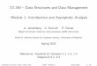 CS240–DataStructuresandDataManagement Module1 ...cs240/s20/modules/...CS240–DataStructuresandDataManagement Module1: IntroductionandAsymptoticAnalysis A.Jamshidpey G.Kamath É.Schost