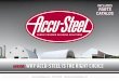 InsIde: why accu-steel is the right choice - Accu-Steel Fabric Covered Buildings · 2019-04-04 · — a promise of high-quality, fabric-covered buildings at the lowest cost of ownership