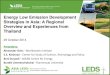 Energy Low Emission Development Strategies in Asia: A ...€¦ · Energy Low Emission Development Strategies in Asia: A Regional Overview and Experiences from Thailand 29 October