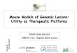 Mouse Models of Genomic Lesions: Utility as Therapeutic ... · signaling (Varney 2015) PTEN; Mutated in JMML (MDS/MPN) PTEN deficiency; KO in NF1 haplo-insufficient background. Pediatric