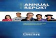 ANNUAL - upstate.edu · through fundraising and service ANNUAL 2 REPORT 0 1 9-2 0 2 0. ADVOCATES FOR UPSTATE I 2019 ANNUAL REPORT I PAGE 1 2019 - 2020 Oﬃcers Co-Presidents: Sharon