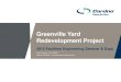 Greenville Yard Redevelopment Project... · container and rail car traffic to/from Jersey City and Brooklyn > Greenville Yard has direct, double stacked, CSX/NS shared assets 