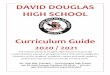 DAVID DOUGLAS HIGH SCHOOL · 2020-01-20 · 1 Using the Curriculum Guide… Dear David Douglas Students and Parents, Welcome to David Douglas High School! This guide is a counseling