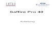 Saffire Pro 40 - Focusrite · 2012-07-18 · Einführung Danke für den Kauf des Saffire PRO 40, das neue professionelle multikanal Firewire Interface von Focusrite. Sie haben nun
