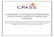 COMMUNITY INTEGRATED PERSONAL ASSISTANCE SUPPORT … · training methods and/or curriculums throughout the country that were researched by CPASS staff. The training subcommittee consisted