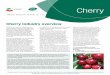 Cherry industry overview · coNtrol techNology Queensland Fruit Fly (QFF) is a major quarantine pest for many Australian ... technologies for the field control of fruit flies could