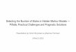 Selecting the Number of States in Hidden Markov Models ...koskinen/Teaching... · Selecting the Number of States in Hidden Markov Models — Pitfalls, Practical Challenges and Pragmatic