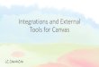 Integrations and External Tools for Canvas · integration are: • Instructors and students do not need to create an account • Canvas rubrics can be used to grade Turnitin assignments