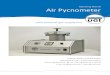 Operating Manual Air Pycnometer · By default, ambient air is used as measuring gas (air pycnometry). Optionally, another sample gas can be used via a separate supply line (gas pycnometry)