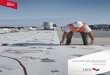 USG ROOFING SOLUTIONS PORTFOLIO · evaporate to avoid damage to roofing components. • USG allows the bonding of cold mastic-modified bitumen, low rise urethane foam and torching