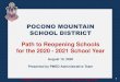 POCONO MOUNTAIN SCHOOL DISTRICT Path to Reopening …...o be a co-teacher in Google Classroom to better support all students. o collaborate with the classroom teacher in order to provide