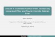 Lecture 4: Extended Kalman Filter, Statistically ... ssarkka/course_k2012/ ¢  EKF Filtering Model Basic