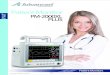 Patient Monitor - Advanced Instrumentations · 2019-11-14 · Patient Monitor Patient Monitor Model The PM-2000XL PLUS o˜ers a wide range of optional parameters from IBP to cardiac