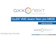 Využití VMS Axxon Next pro MKDS - Prevence kriminality · • Axxon NEXT je kompatibilní s SD kartami pro ukládání dat přímo v kamerách (zařízeních ). • Klientská stanice