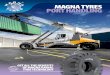 MAGNA TYRES PORT HANDLING · 6 port handling MAGNA MR800 IND-4/E4 MAGNA MB800 The Magna MR800 is an excellent radial tyre for use on forklifts, terminal tractors and other port handling