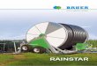 RAINSTAR - smits.azureedge.net · PE-pipe – high form stability and tensile BAUER strength 10 soccer fields in one irrigation run – with max 700 m pipe length, 115 m irrigation