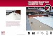 Conklin Spray Polyurethane Foam Roofing System€¦ · Coating System: • Increases energy efficiency and lowers utility expense with a cool, white, reflective surface and an insulation