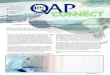 Connect Newsletter - ¢  certificate. QAP CONNECT Quality Assurance Program Quality Assurance Program