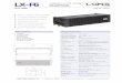 DATA SHEET - Lynx Pro Audio€¦ · house up to 4 cabinets and the FC-LX212/6 flight case houses one LX-212S sub-bass and 4 LX-F6. Rain hoods are also optional to protect the system
