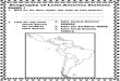 Geography of Latin America Stations Station 1€¦ · Label the map below. • Central America • The Caribbean • South America 3. Color Central America ORANGE. 4. Color the Caribbean