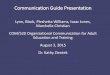 Communication Guide Presentation - FOREVER LEARNINGlynnblack.weebly.com/uploads/5/6/8/1/56818339/... · Johnson, S. (2015, Month Day). How Do the Levels of the Communication Hierarchy