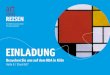 Einladung - art-cities-reisen.de · dienstag, 05.07.2016, 12.10 – 12.30 uhr Themenjahr 2017 in den Niederlanden Von Mondrian bis dutch design – 100 Jahre gestaltung der Welt art