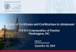 The Role of Certificates and Certifications in Attainment ...€¦ · The Role of Certificates and Certifications in Attainment SHEEO Communities of Practice Washington, DC Jeff Strohl