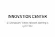 INNOVATION CENTER - scasd.org · Innovation Center? Support the STEM Learning community. Provide an adequate and appropriate STEM facility that is conducive to collaboration, innovation,