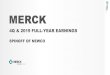 MERCK · 2/4/2020  · This presentation of Merck & Co., Inc., Kenilworth, N.J., USA (the “company”) includes “forward-looking statements” within the meaning of the safe harbor