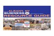 2009 Business Resource Guide - Albany Business Resource... · 2018. 3. 30. · Small Business Development Center (SBDC)The New York State Small Business Development Center was created